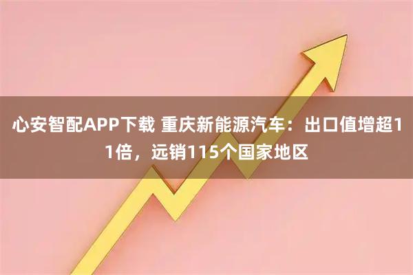 心安智配APP下载 重庆新能源汽车：出口值增超11倍，远销115个国家地区